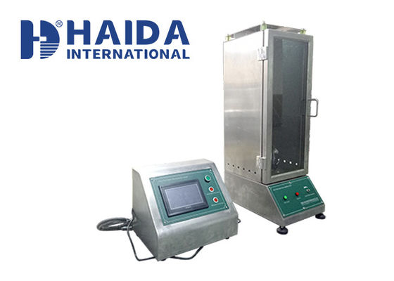 Guter Preis Schaum-Entflammbarkeits-Prüfvorrichtungs-Test-Möbel-Verbrennungs-Programmierungsleistung PLC kontrollierte Online