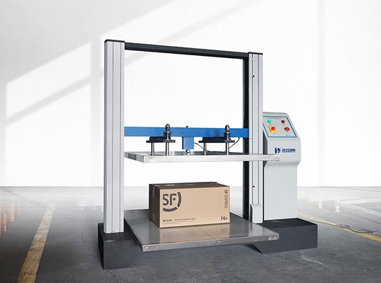 Guter Preis PC runzelte automatische Karton-Kompressions-Prüfvorrichtung/Kasten-Druckfestigkeits-Prüfvorrichtung Online