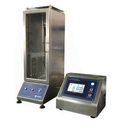 Guter Preis Vertikaler Flammenprüfer für Textilien für die Flammenbeständigkeit nach der Flamme und die Tendenz der Brennlänge Online